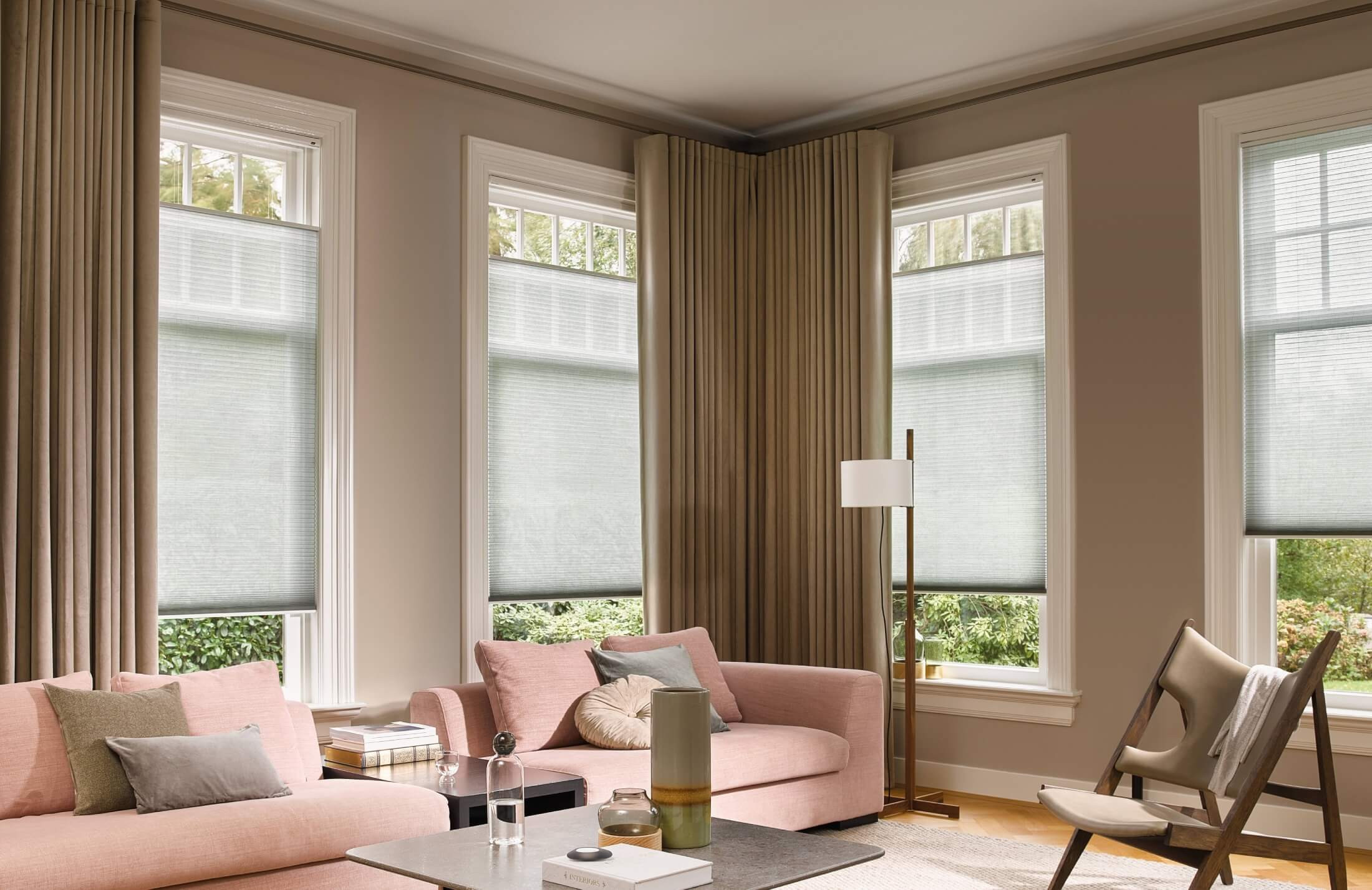 Duette® Shades in de woonkamer